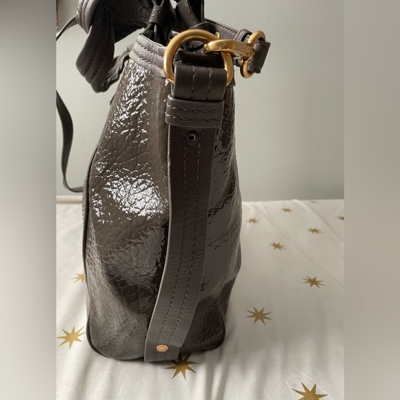 Marc By Marc Jacobs Patent Leather Satchel Crossbody Handbag Purse - Picture 5 of 13